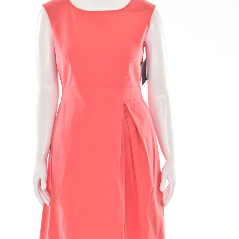 Lafayette 148 Shift Dress Coral Size 12